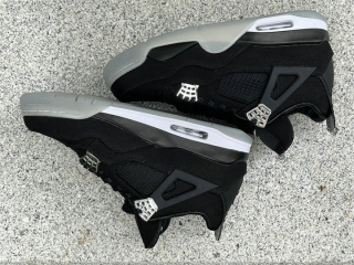Perfect Air Jordan 4 Black/Silver