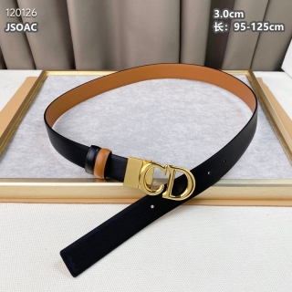 2023.7.31 Original Quality Dior belt 30mmX95-125cm 169