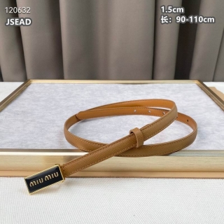 2023.7.31 Original Quality Miumiu belt 15mmX90-110cm 005