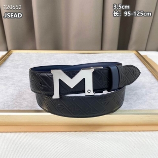 2023.7.31 Original Quality Montblanc belt 35mmX95-125cm 006