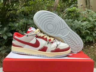 2023.12.16 Authentic Nike Dunk Low SE Red/Light Grey/White