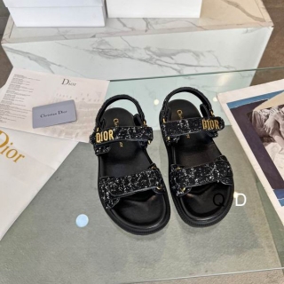 2024.04.14 Super Perfect Dior Women Sandals size35-40 045