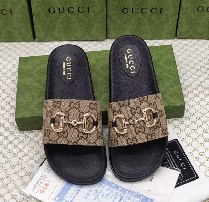 2023.5.25 super perfect GUCCI women and men slippers size 36--45 077