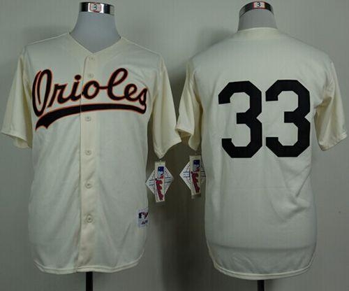 Baltimore Orioles #33 Eddie Murray Cream 1954 Turn Back The Clock Stitched MLB Jersey