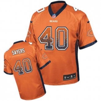 Nike Bears -40 Gale Sayers Orange Alternate Stitched NFL Elite Drift Fashion Jersey