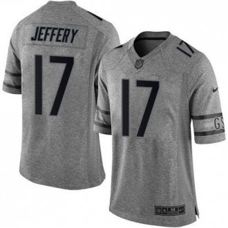Nike Chicago Bears -17 Alshon Jeffery Gray Stitched NFL Limited Gridiron Gray Jersey