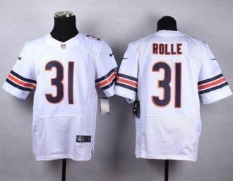Nike Chicago Bears -31 Antrel Rolle White Stitched NFL Elite Jersey