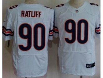 Nike Chicago Bears 90 Ratliff White Elite NFL Jerseys