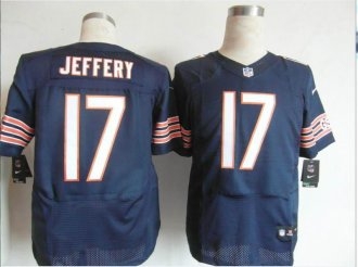 2012 NEW NFL Chicago Bears 17 Jeffery Blue Jerseys(Elite)