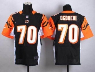 Nike Cincinnati Bengals -70 Cedric Ogbuehi Black Team Color Stitched NFL Elite jersey