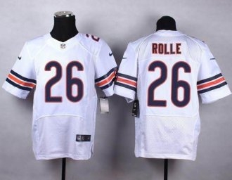 Nike Chicago Bears -26 Antrel Rolle White Stitched NFL Elite Jersey
