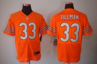 Nike Bears -33 Charles Tillman Orange Alternate Stitched NFL Elite Jersey