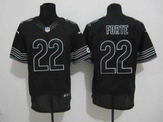 Nike Bears -22 Matt Forte Black Shadow Stitched NFL Elite Jersey