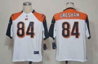 Nike Bengals -84 Jermaine Gresham White Stitched NFL Game Jersey