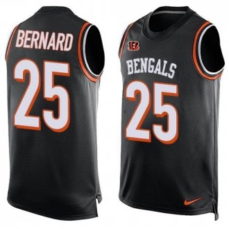 Nike Bengals -25 Giovani Bernard Black Team Color Stitched NFL Limited Tank Top Jersey