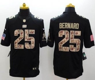 Nike Cincinnati Bengals -25 Giovani Bernard Black NFL Limited Salute to Service Jersey