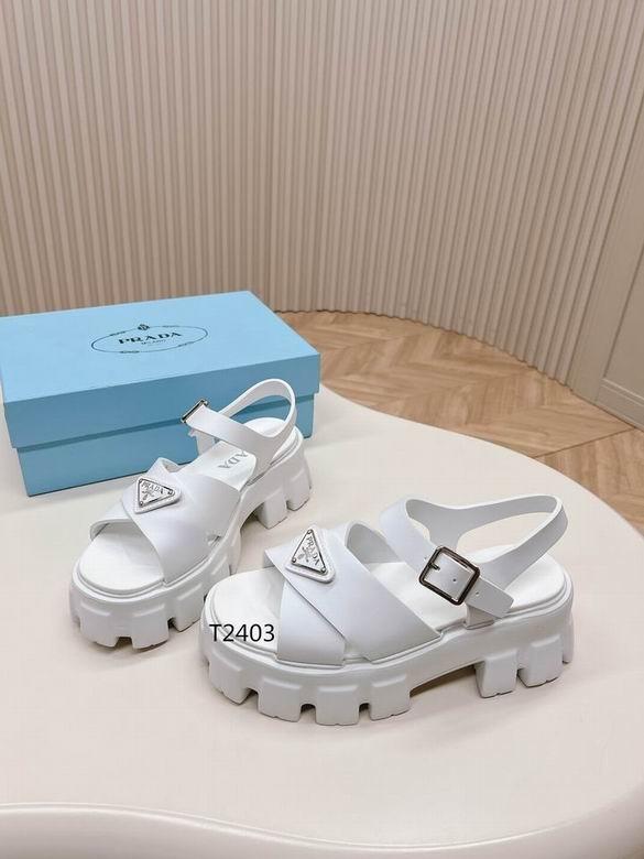 2024.03.05 Super Perfect Prada Women Sandals Sz35-40 110