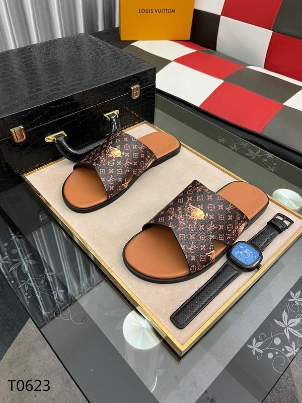 2024.04.20 Super Perfect LV Men Slippers size38-44 1256
